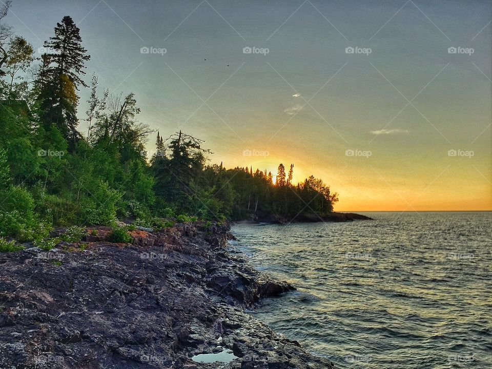 Sunrise on Lake Superior 