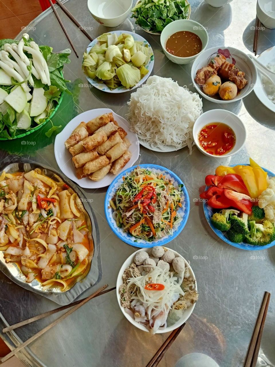 Bửa tiệc gia đình.