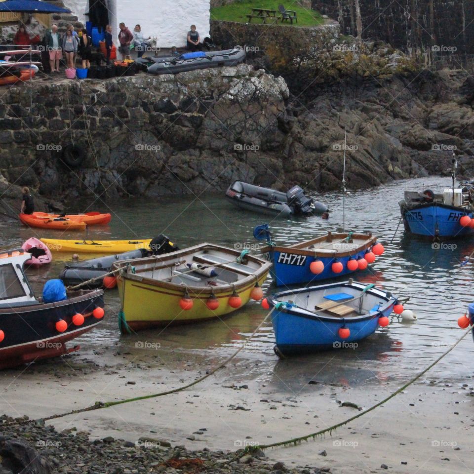 Coverack harbour