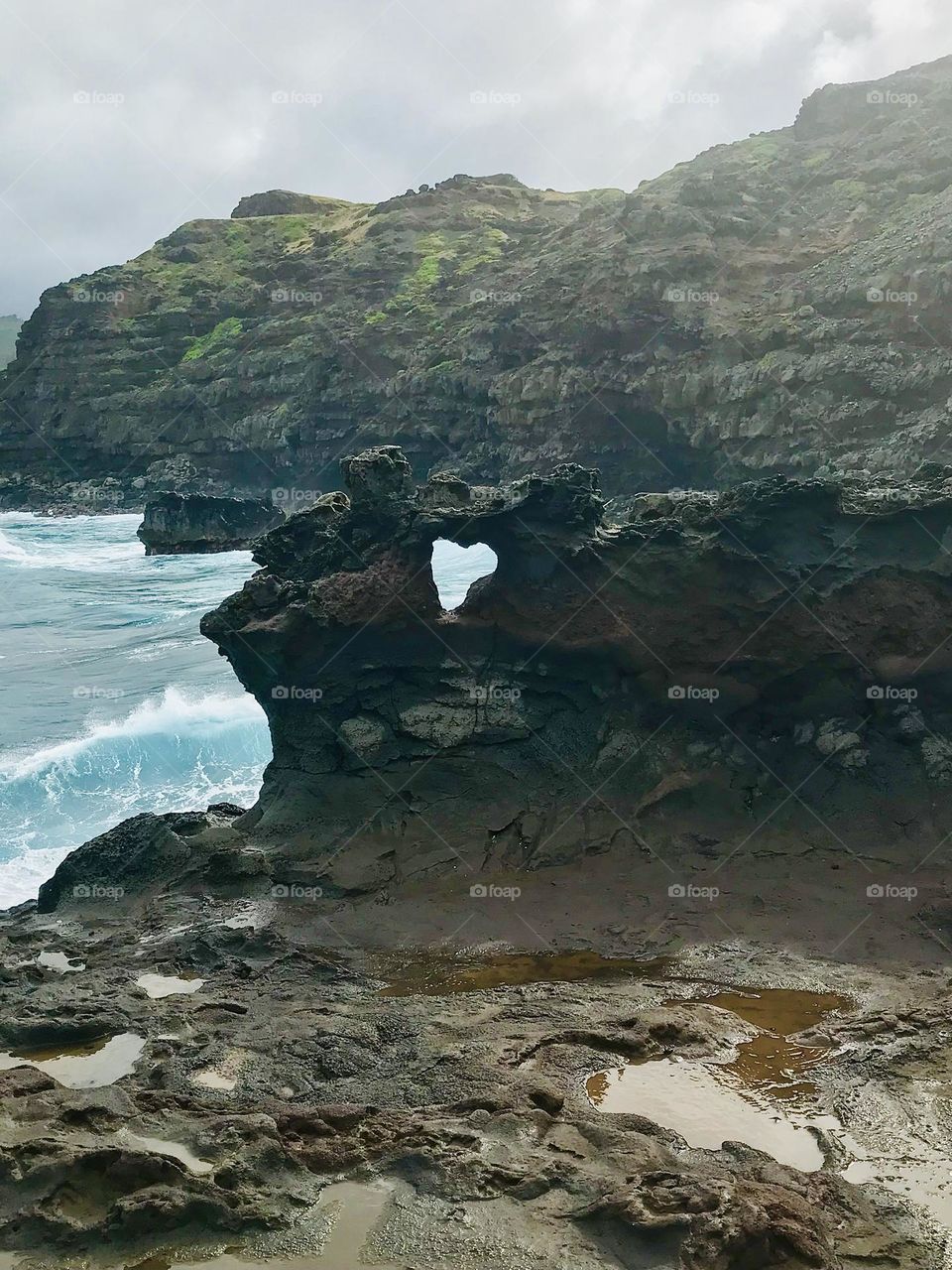Heart Rock Seaside Landscape 