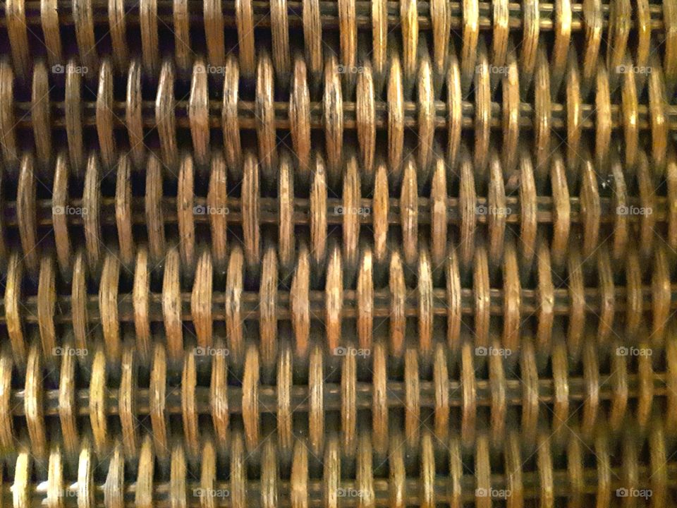 Weave of the wicker work pattern