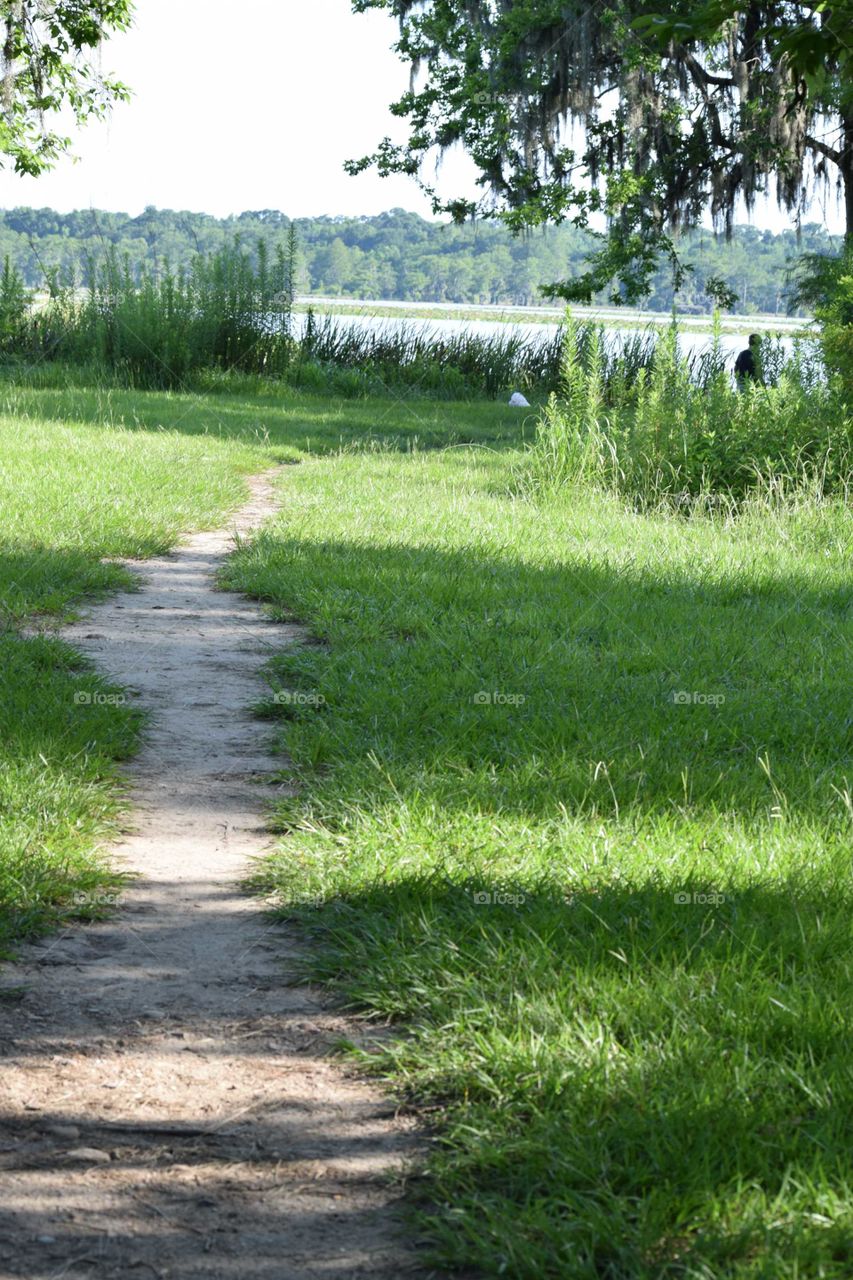 outdoor walking path