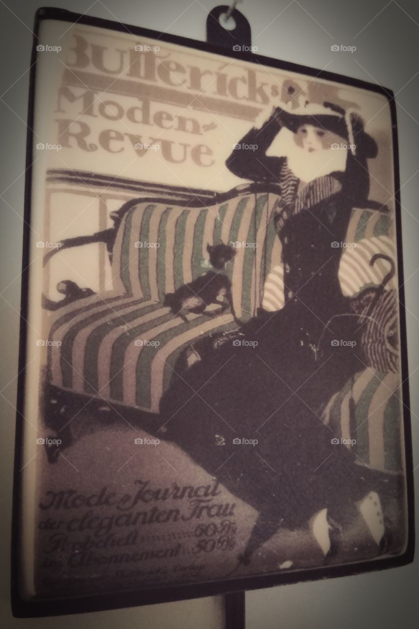 Victorian inspired towel hanger plaque