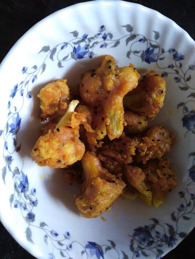 fried cauliflower