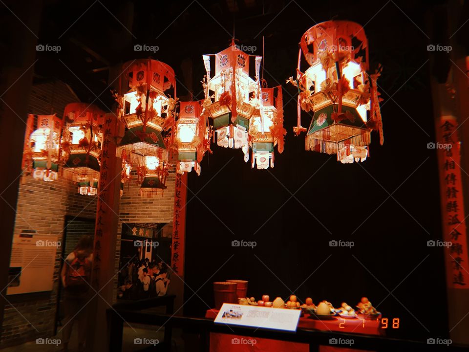 Traditional cantonese lanterns