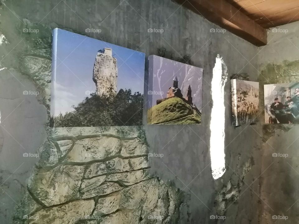 Paintings in the old tower