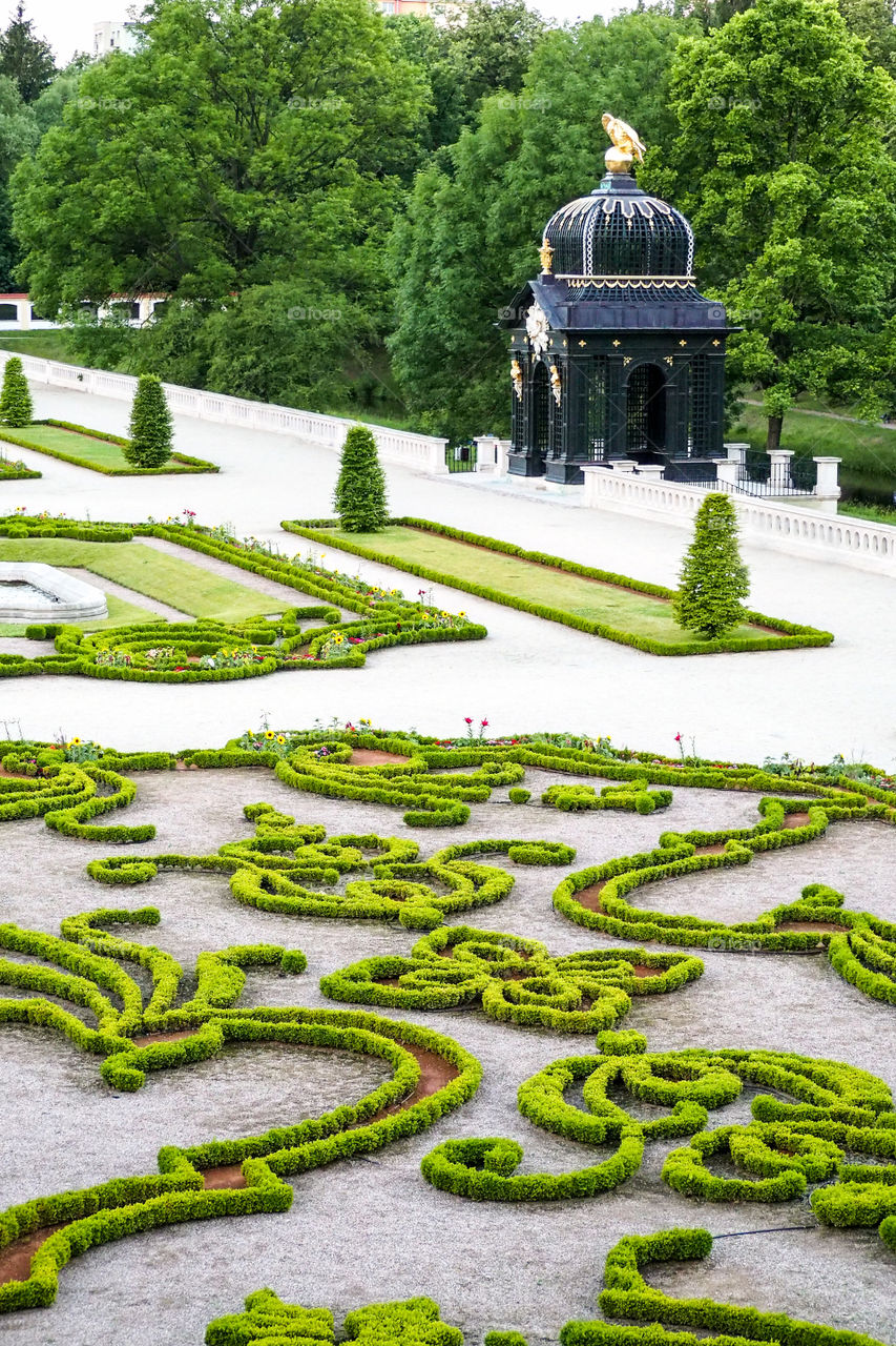 Branicki park in Bialystok, Poland