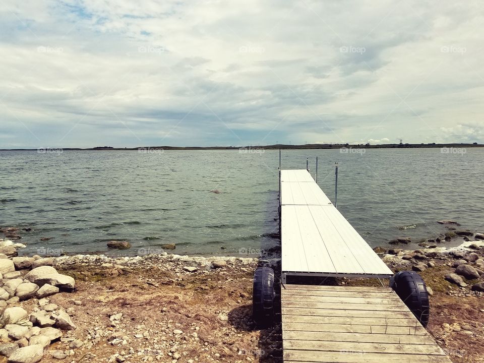 calm day at the lake