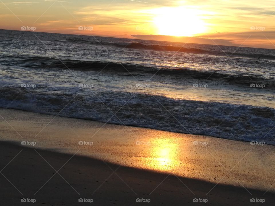 Sunrises, sunsets and the moon