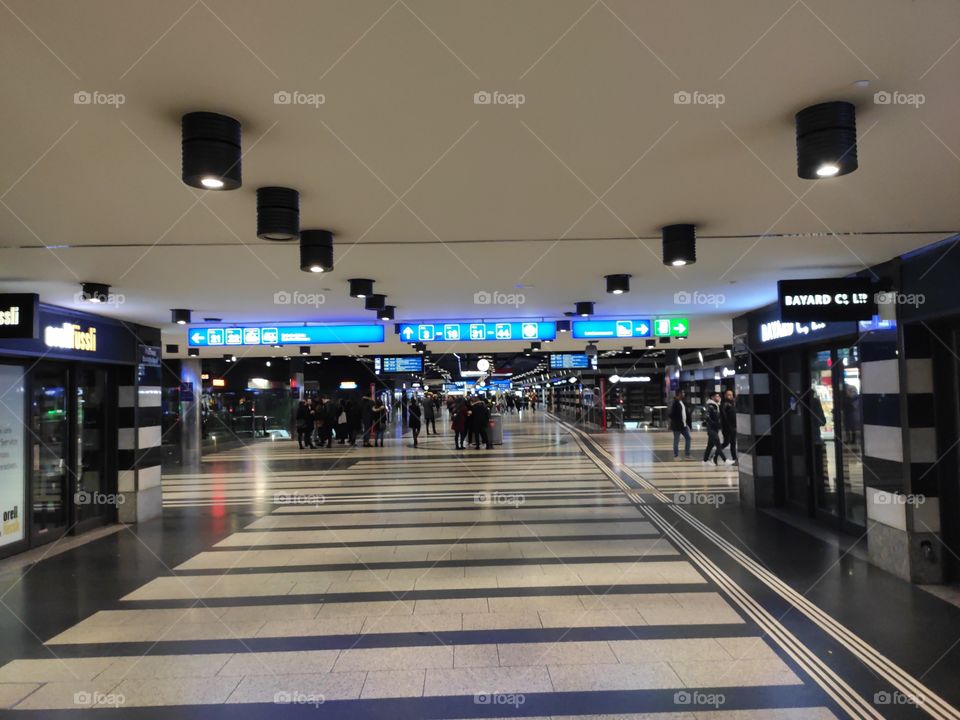 Zurich Switzerland subway passage