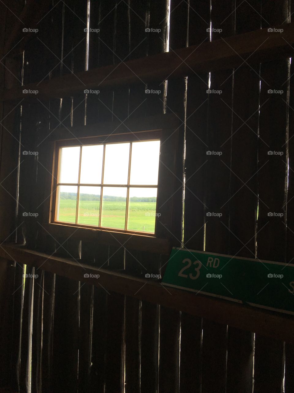 Barn window