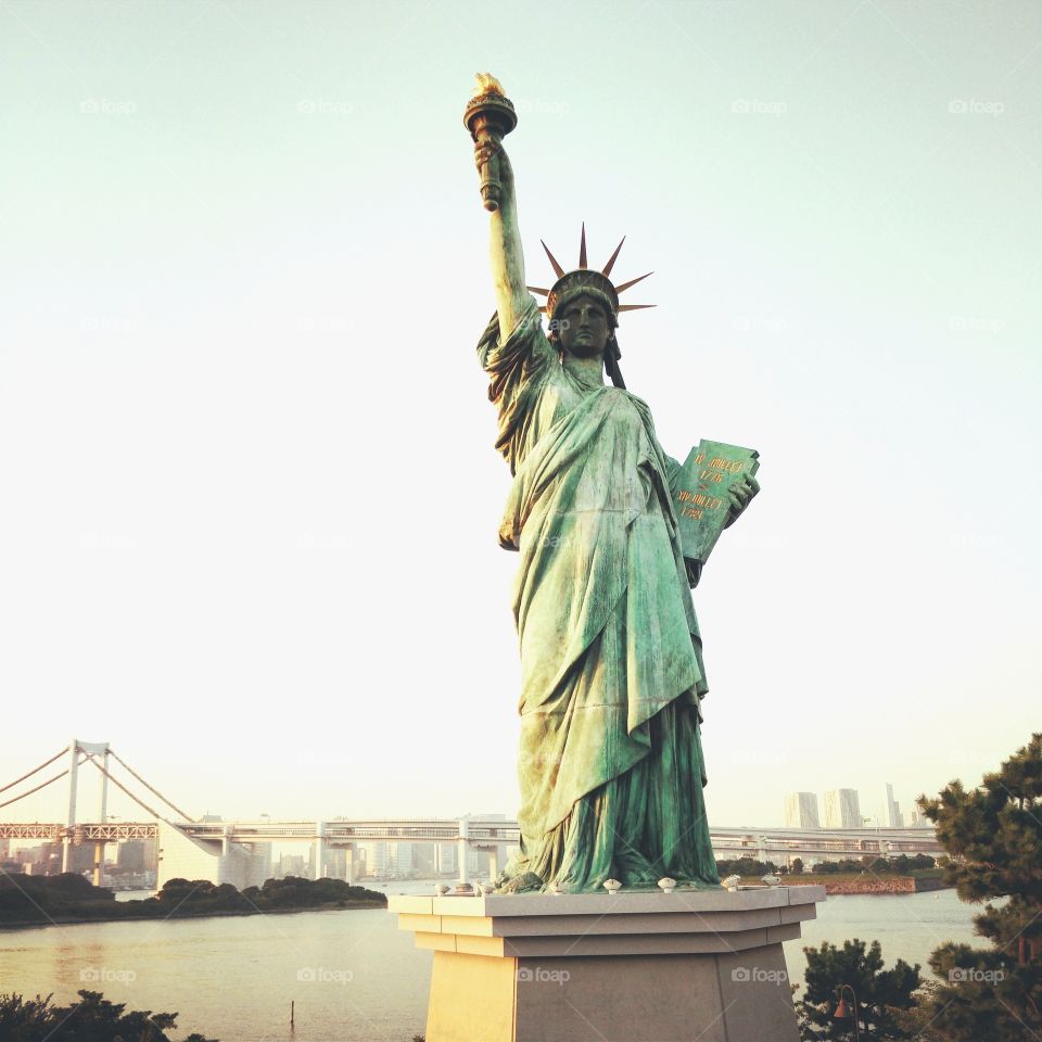 Odaiba statue of liberty