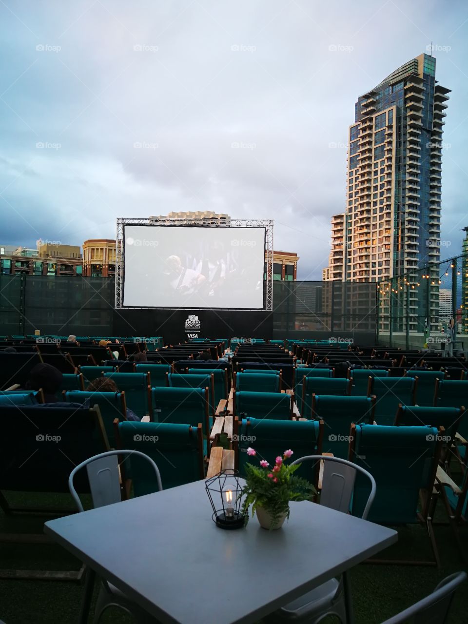 Rooftop movies