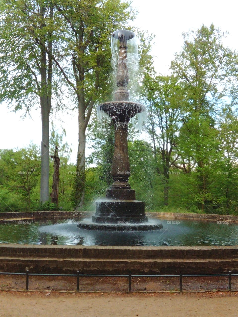 Fountain in Peacock Island, Berlin