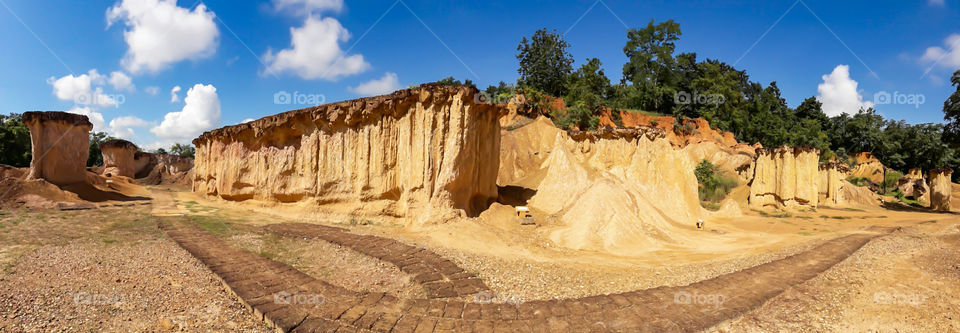 Grand Canyon of Thailand was known as Phae Mueang Phi ,Phrae in Thailand