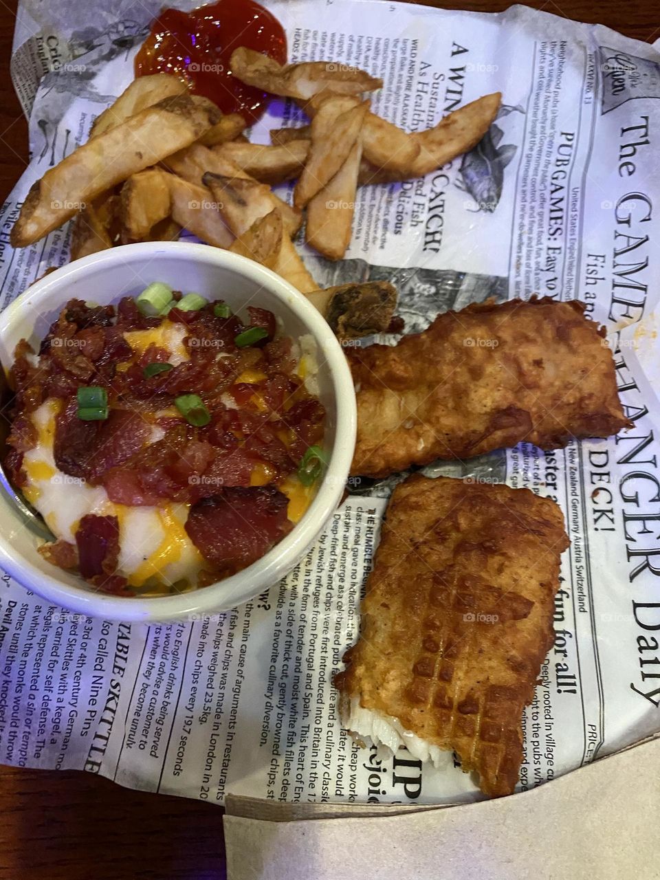 Fish sticks with family 