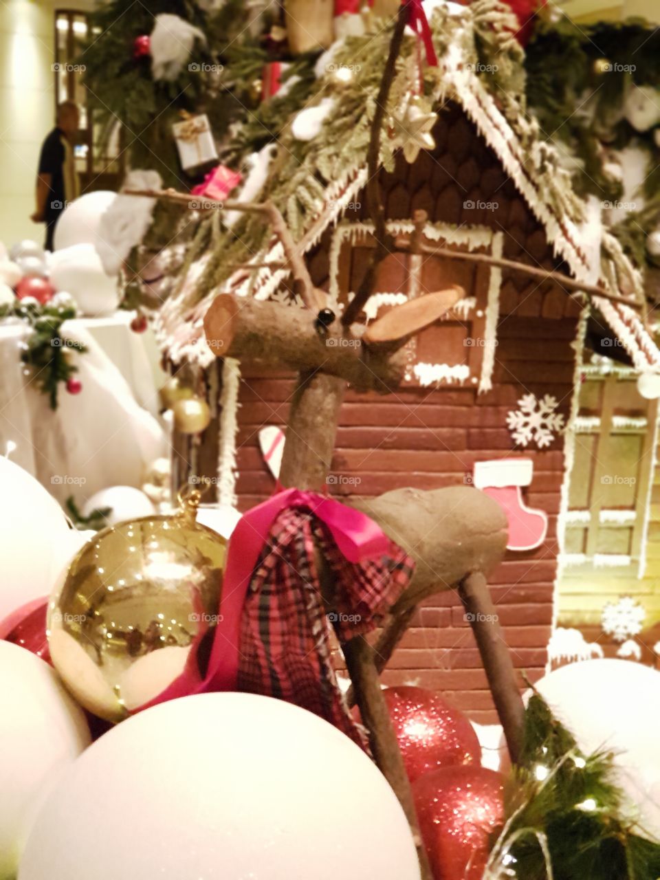 A deer Christmas decoration