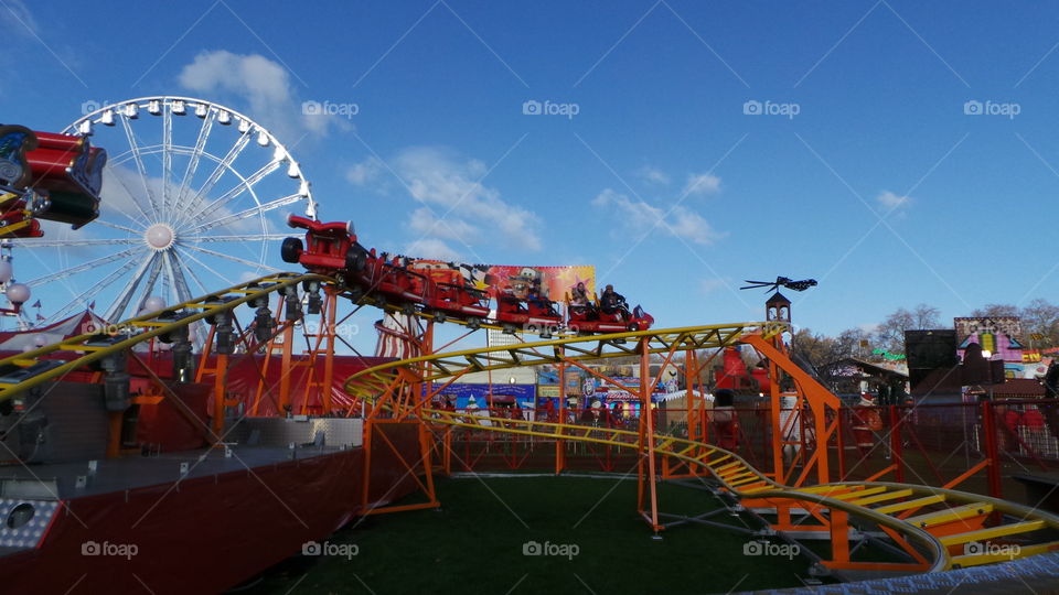 rollercoaster and amusements