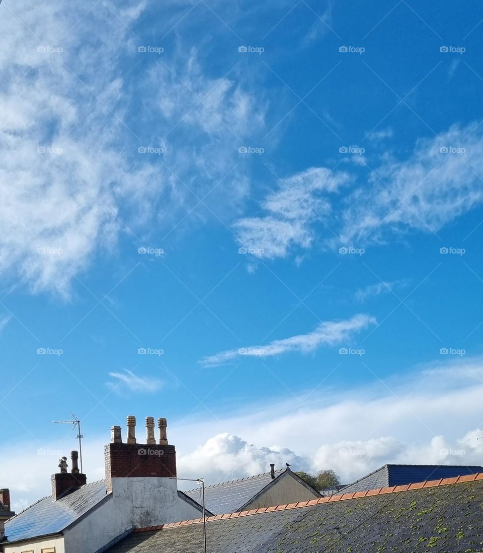 clouds to the left of me