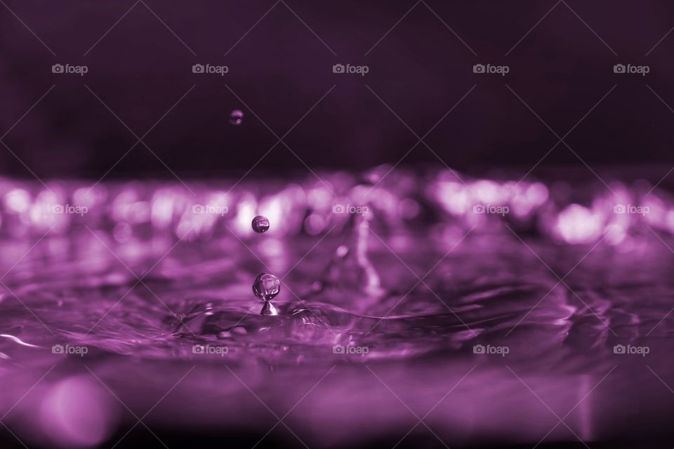 Bubbles, drops and colors