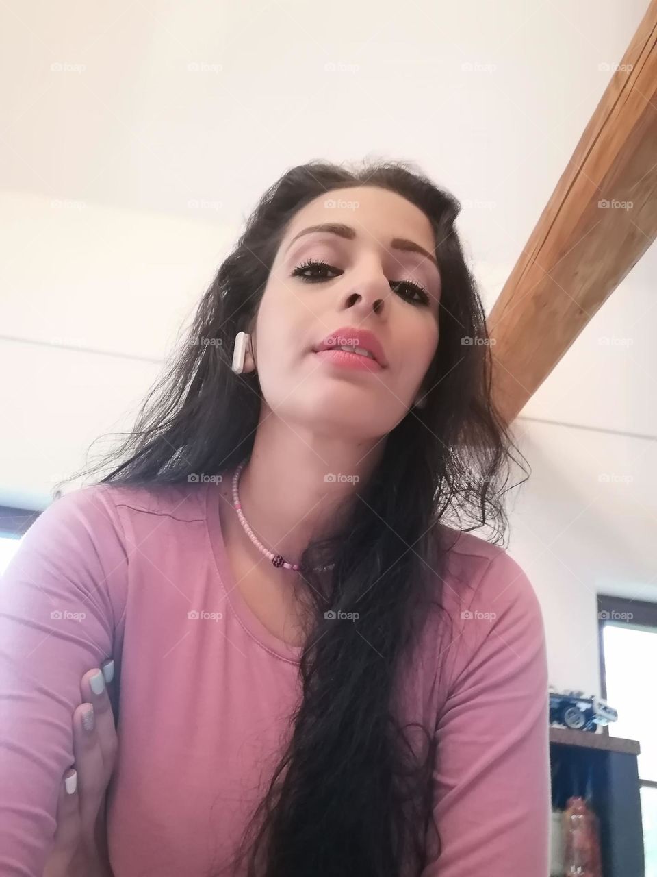 My face from a low angle. Where my perfections are appreciated