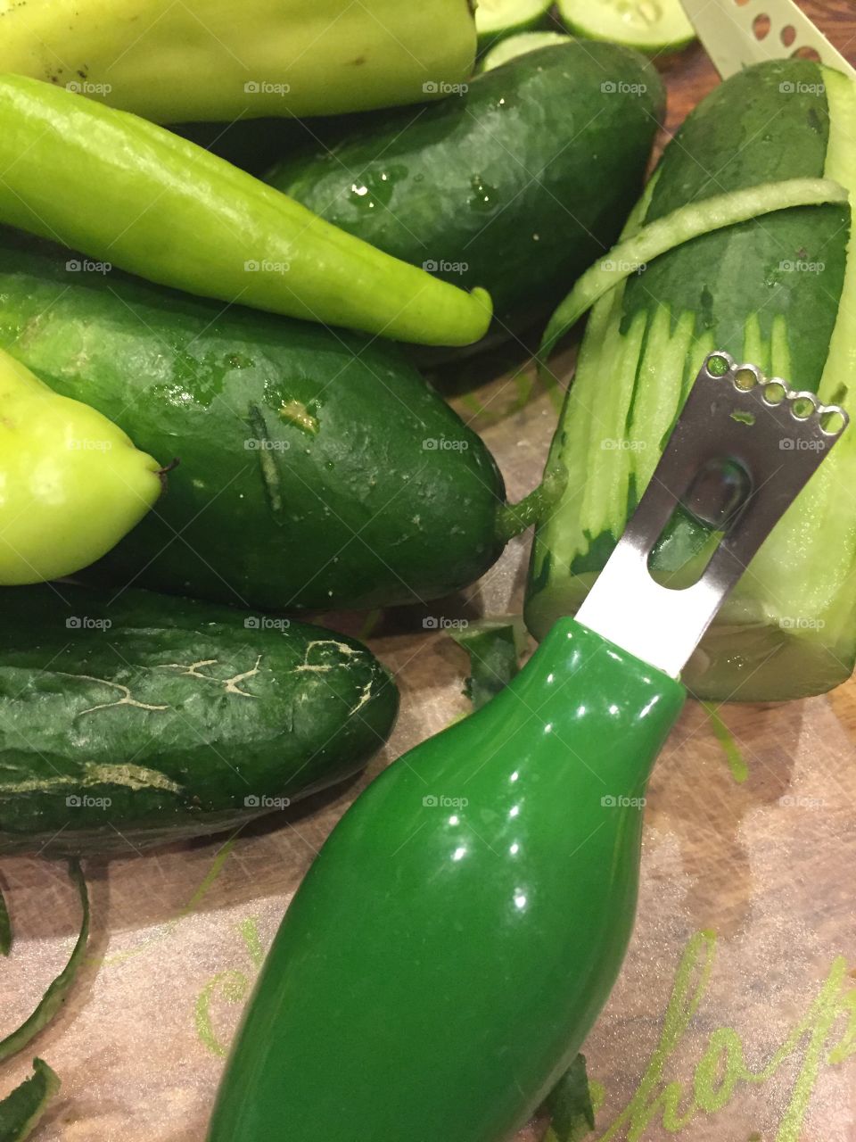 Green tools of the Cucumber Trade