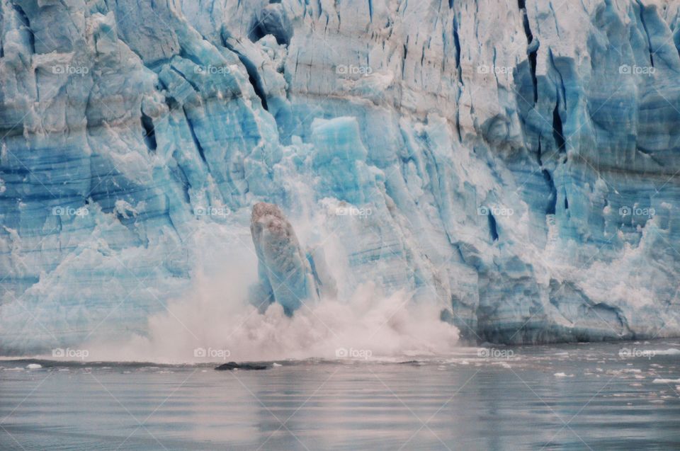 Glaciers calving