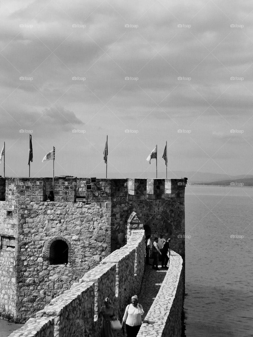 the water tower of the Golubac fortress