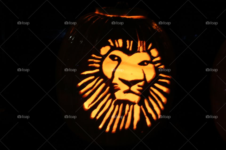 Carved pumpkin 