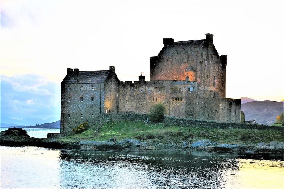 Eilean Donan Castle Just Before Dark