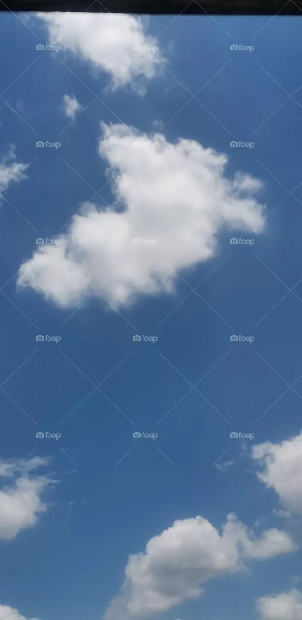 Hearts and clouds