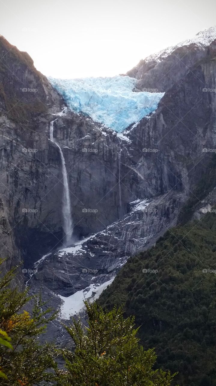 Scenic view of glacier