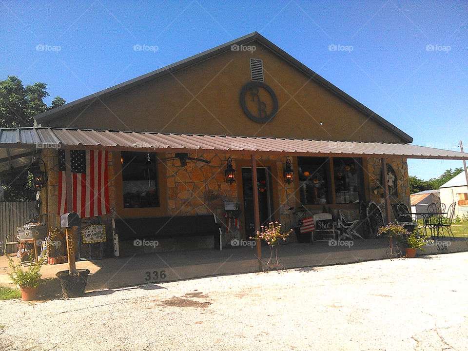 old antique shop. this is a neat store that sells Texas relics
