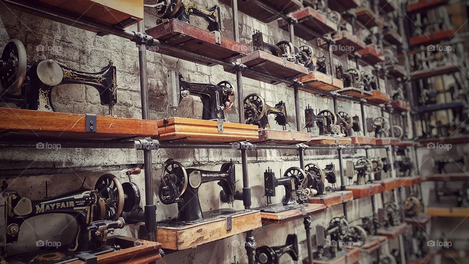 sewing machine's wall