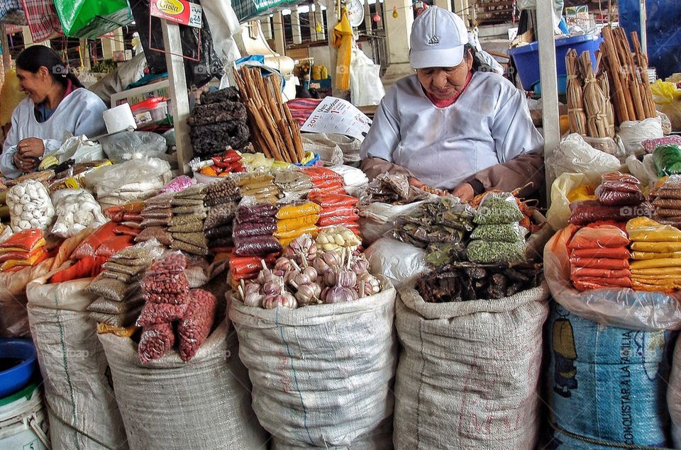 Local Market Cusco Peru