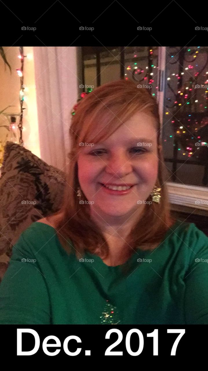 Christmas party selfie