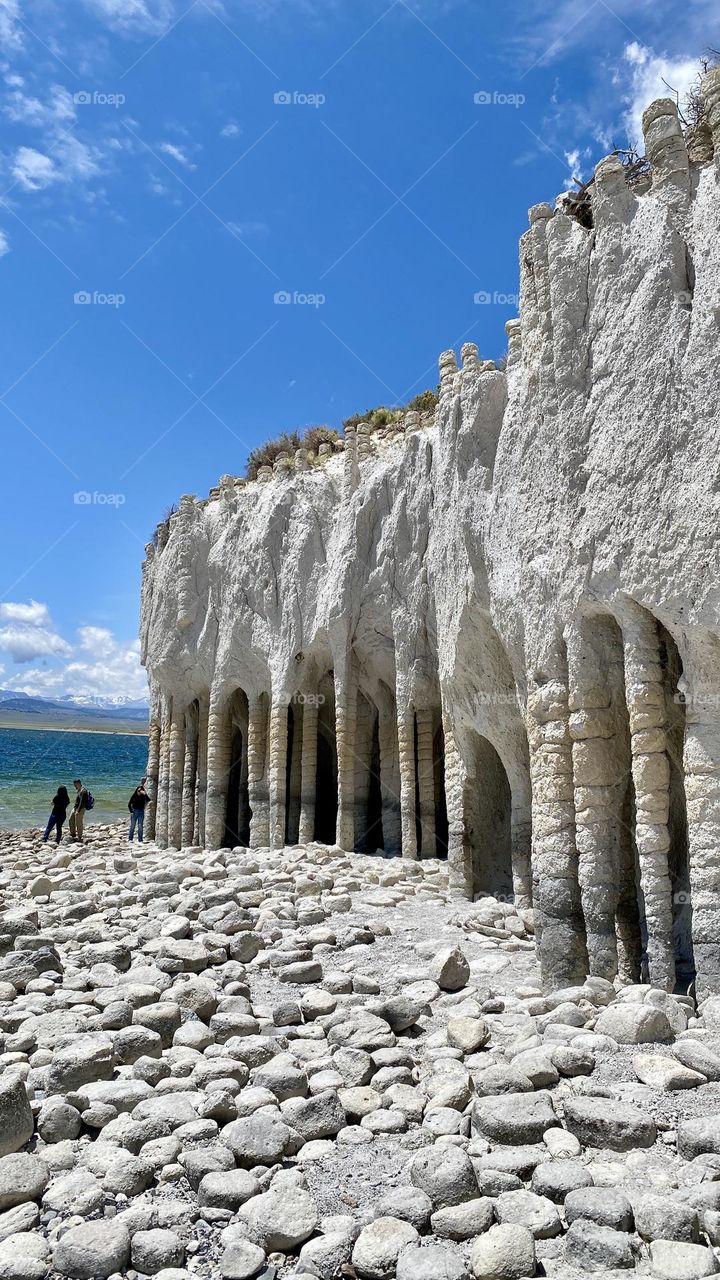 Natural Stone formation columns 