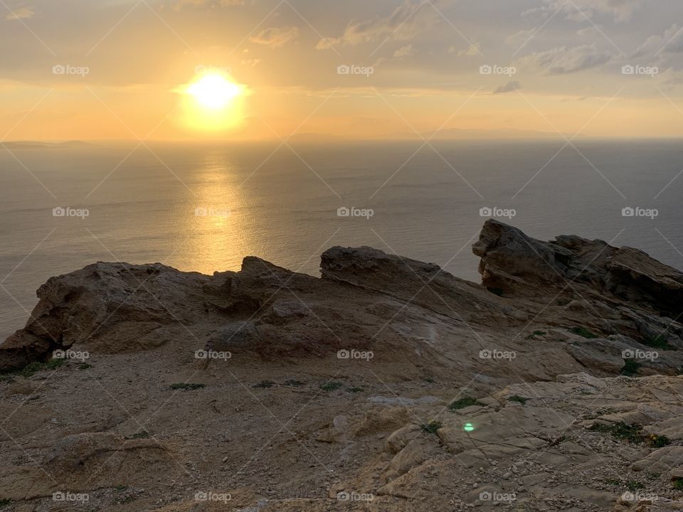 Armestisis sunset rock