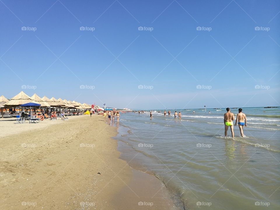 Italy, beach, sea