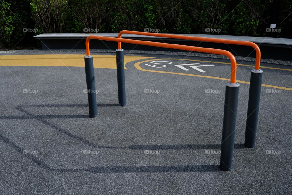 The sports facility inside the kid’s playground