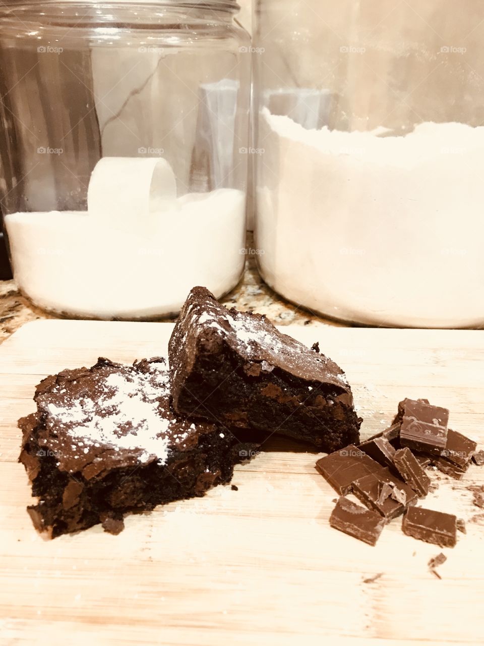 Chocolate brownies I made a while ago