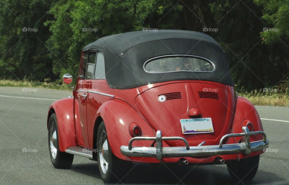 Old Red Car