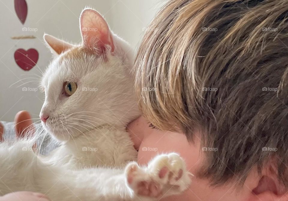 The cuddly side of Bruno 🥰