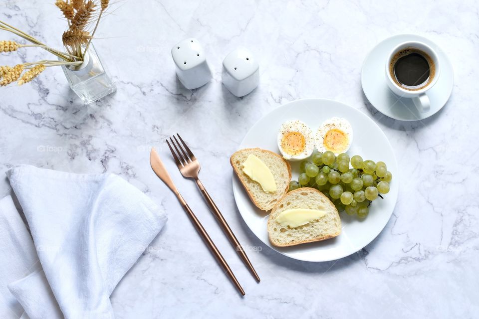 Breakfast on a plate 