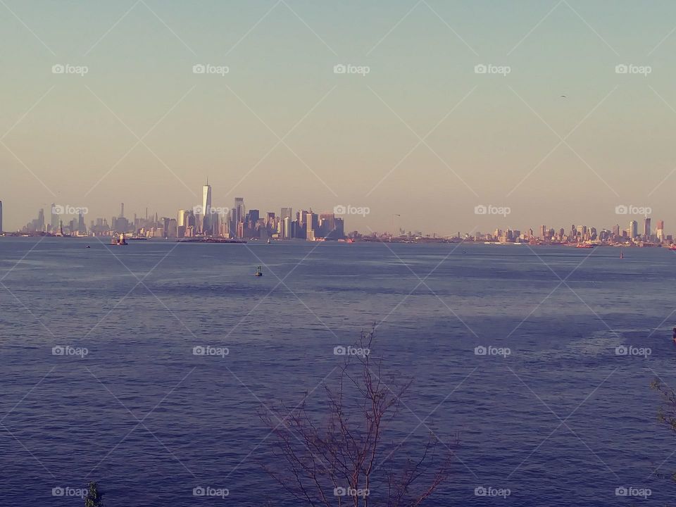 Manhattan skyline from Staten Island