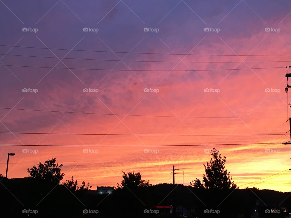 Sunset in Pennsylvania