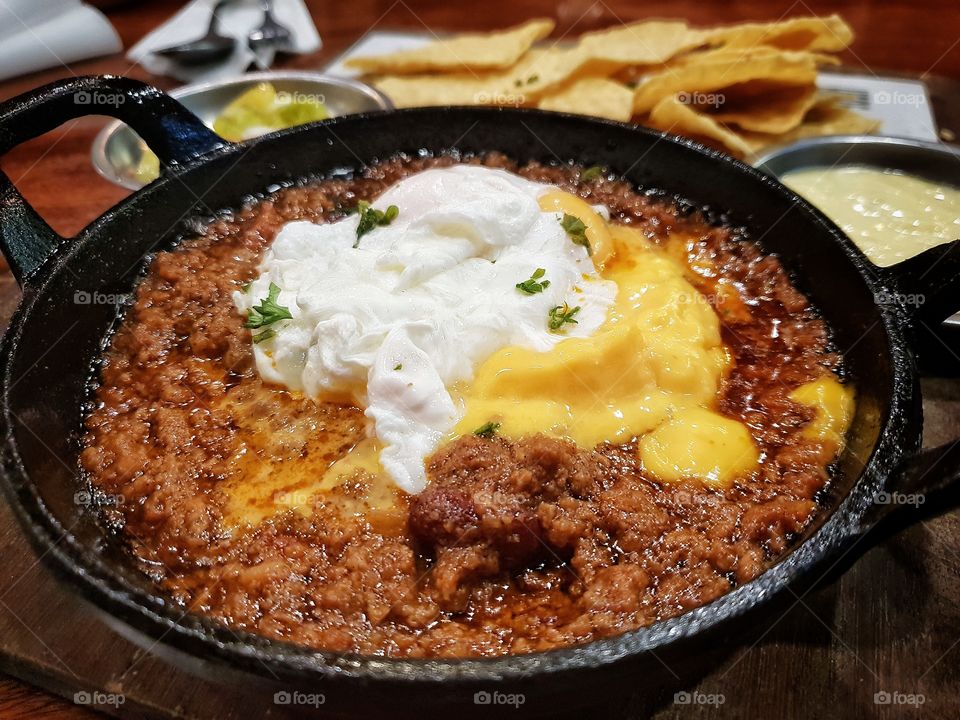 chilli con carne nachos