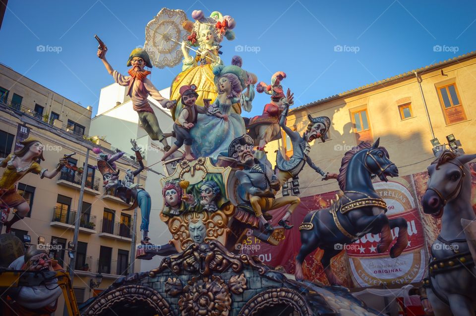 Falla Plaza del Pilar, Fallas 2017 (Valencia - Spain)