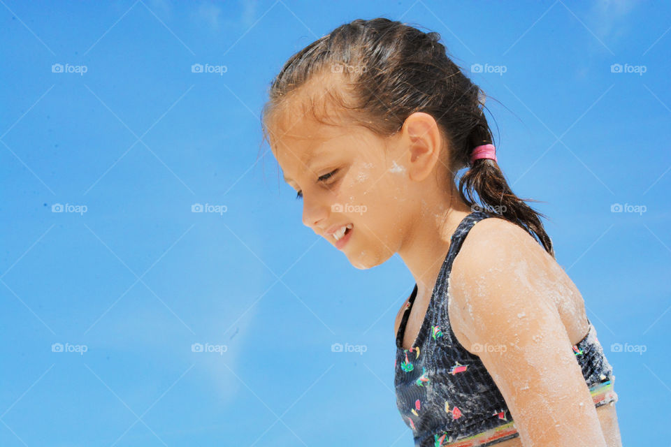 beach girl