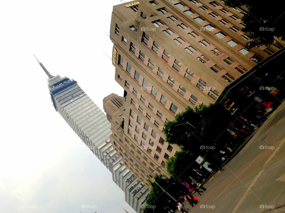 Torre latinoamericana y sears.